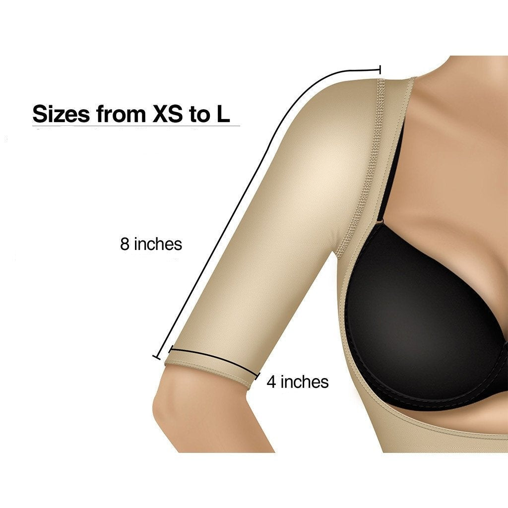 Fajas Salome 0525 | Post Surgery Bodysuit Full Body Shaper for Women | Tummy Control Butt Lifter Knee Length Shapewear with Sleeves | Powernet  - Pal Negocio