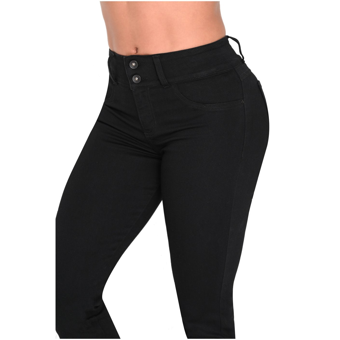 Skinny Shaper Jeans With Pads