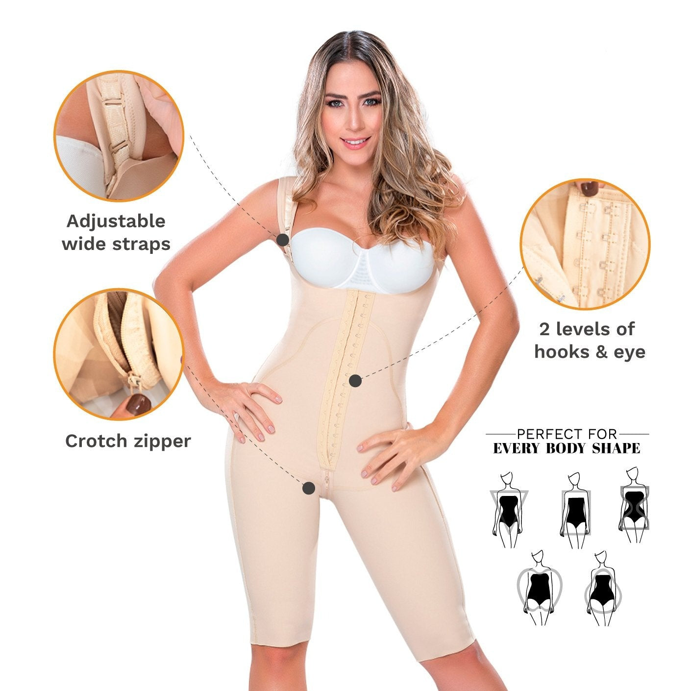 Full Body High Back Compression Bodysuits