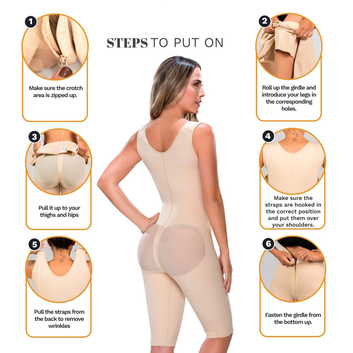 Full Body High Back Compression Bodysuits