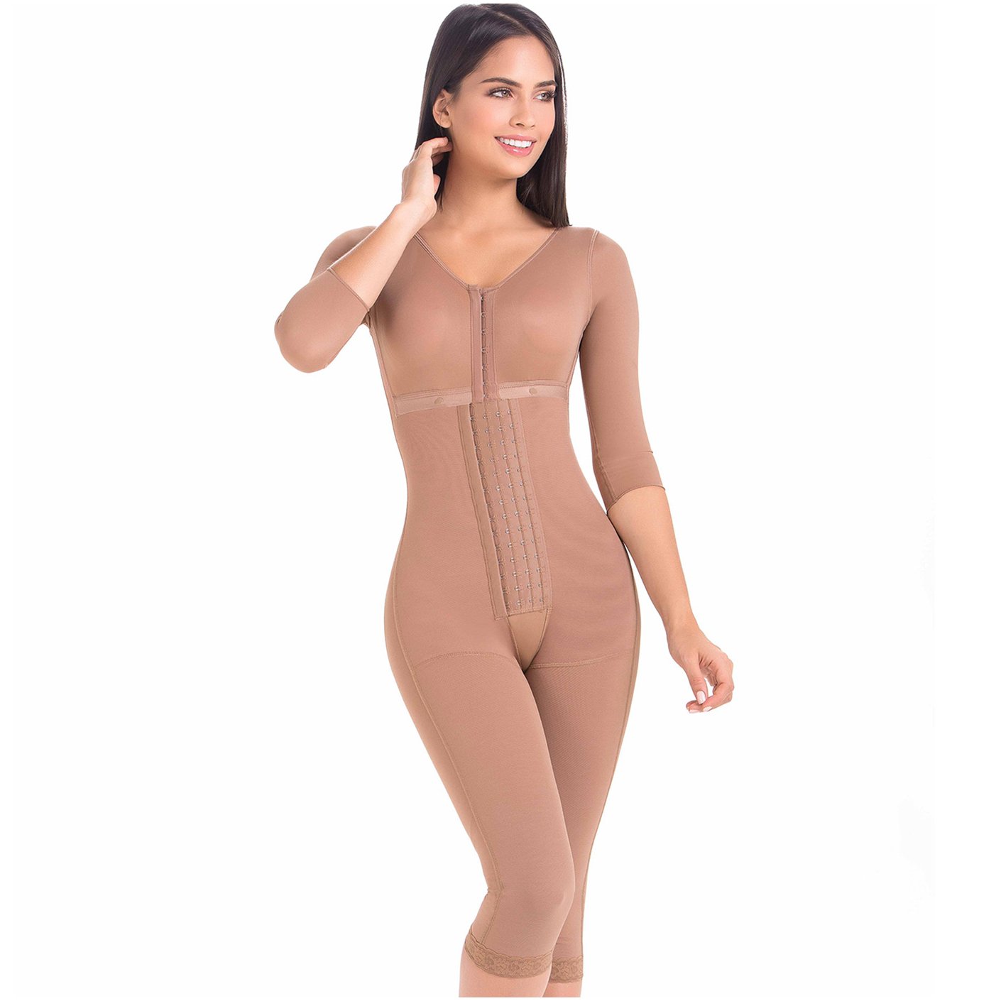 Confident Fajas Sleeves Full Body Shaper