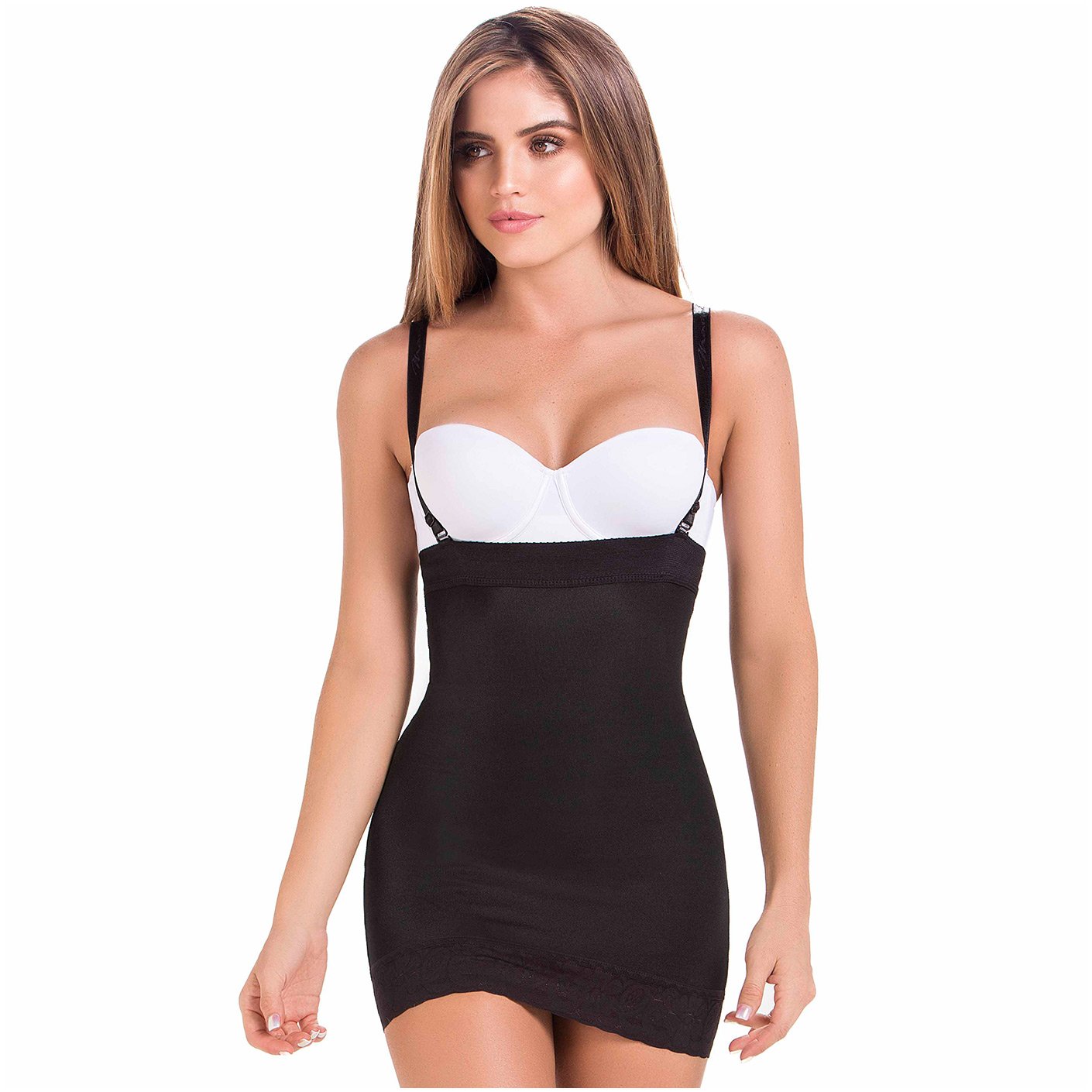 Fajas MariaE FU112 | Shapewear Slip Dress For Women | Tummy & Hips Enhancement - Pal Negocio