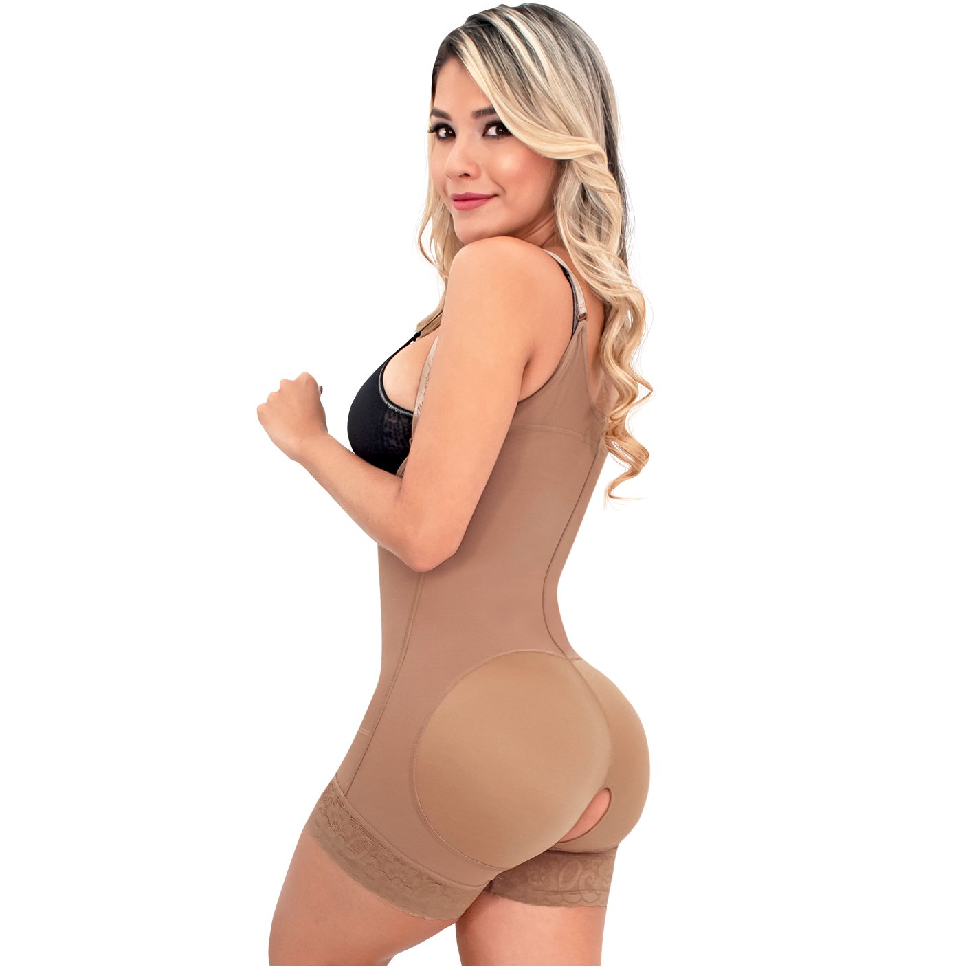 Bodysuit Front Zipper Shaper Suit Faja
