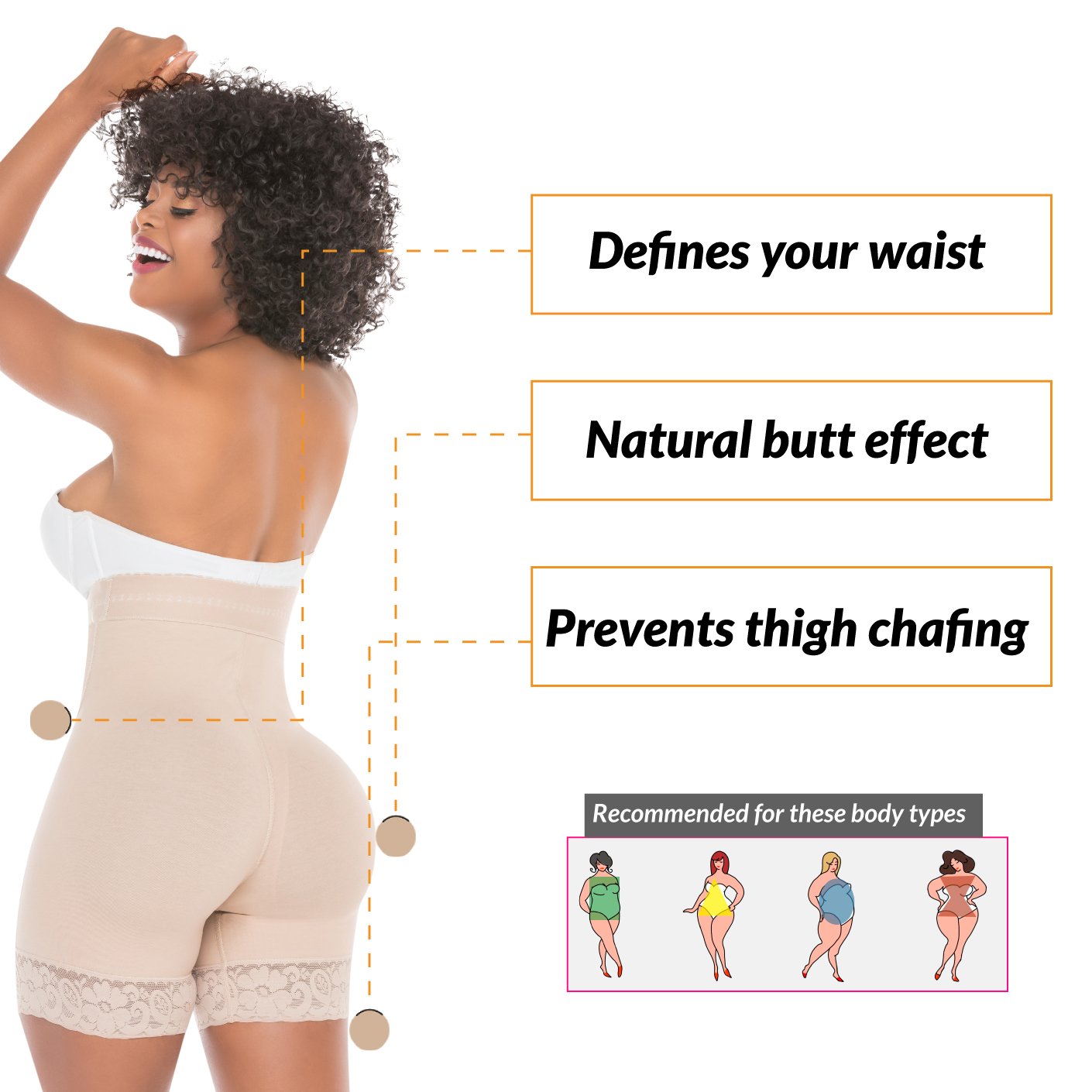 High-Waist Tummy Control Butt-Lifting Effect Panties – Shaperskin