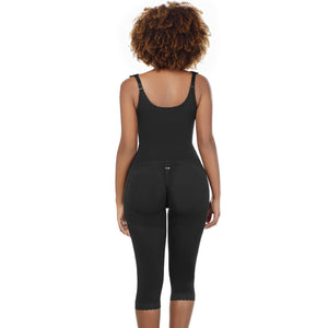 Mid Back Knee Length Powernet Bodysuit