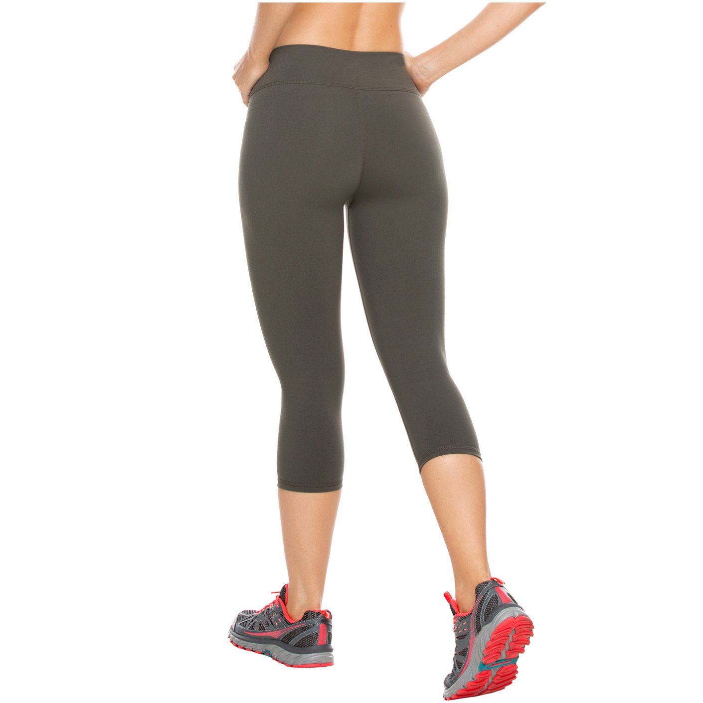 Flexmee 944201 Mid Rise Capri Leggings for Women | Polyamide - Pal Negocio