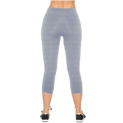 Flexmee 944201 Mid Rise Capri Leggings for Women | Polyamide - Pal Negocio