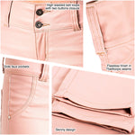 Load image into Gallery viewer, LOWLA 0719 | Faux Leather Mid Rise Jeans for Women - Pal Negocio
