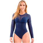 Load image into Gallery viewer, LT.Rose 20805 | Long Sleeves Round Neck Shaping Bodysuit for Women | Daily Use - Pal Negocio
