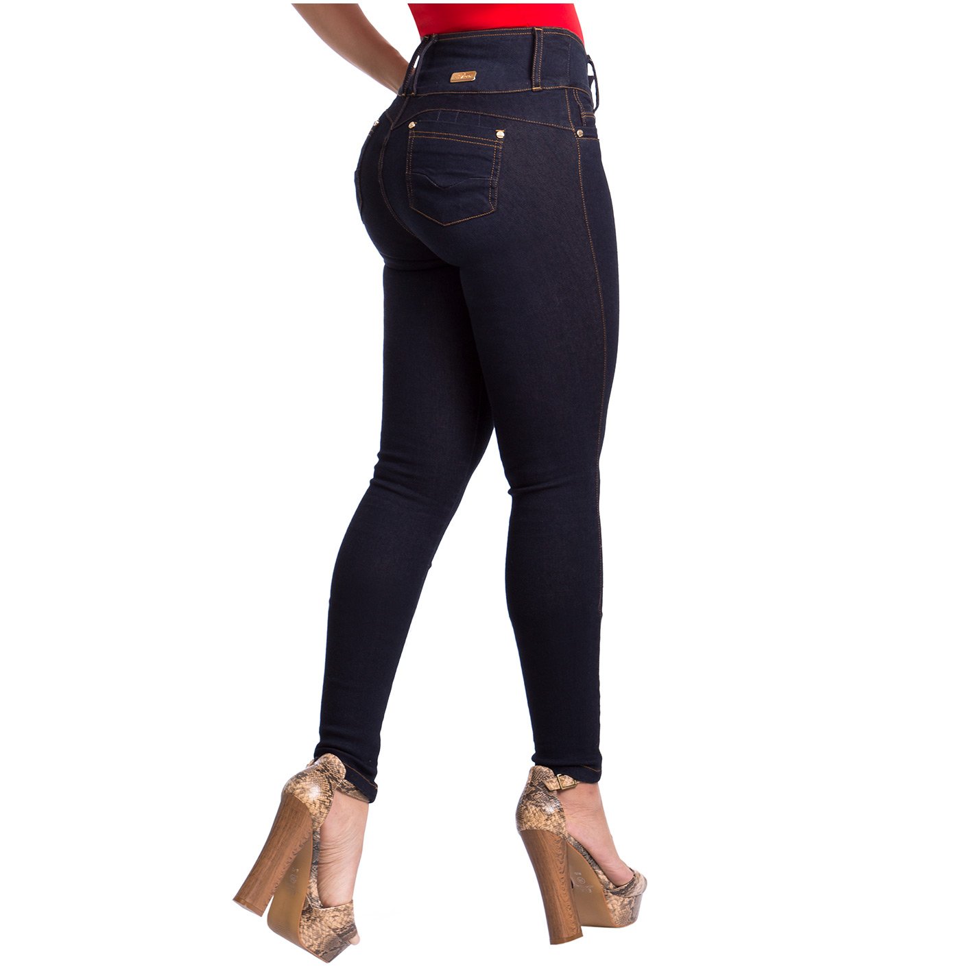 LT.Rose CS3B02 Colombian Wide Waistband Butt Lifter Jeans - Pal Negocio