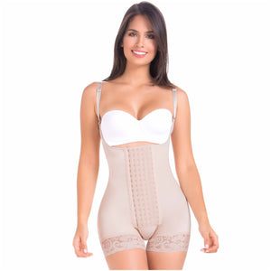 Tummy Control Thigh Slimmer Bodysuit Shaper
