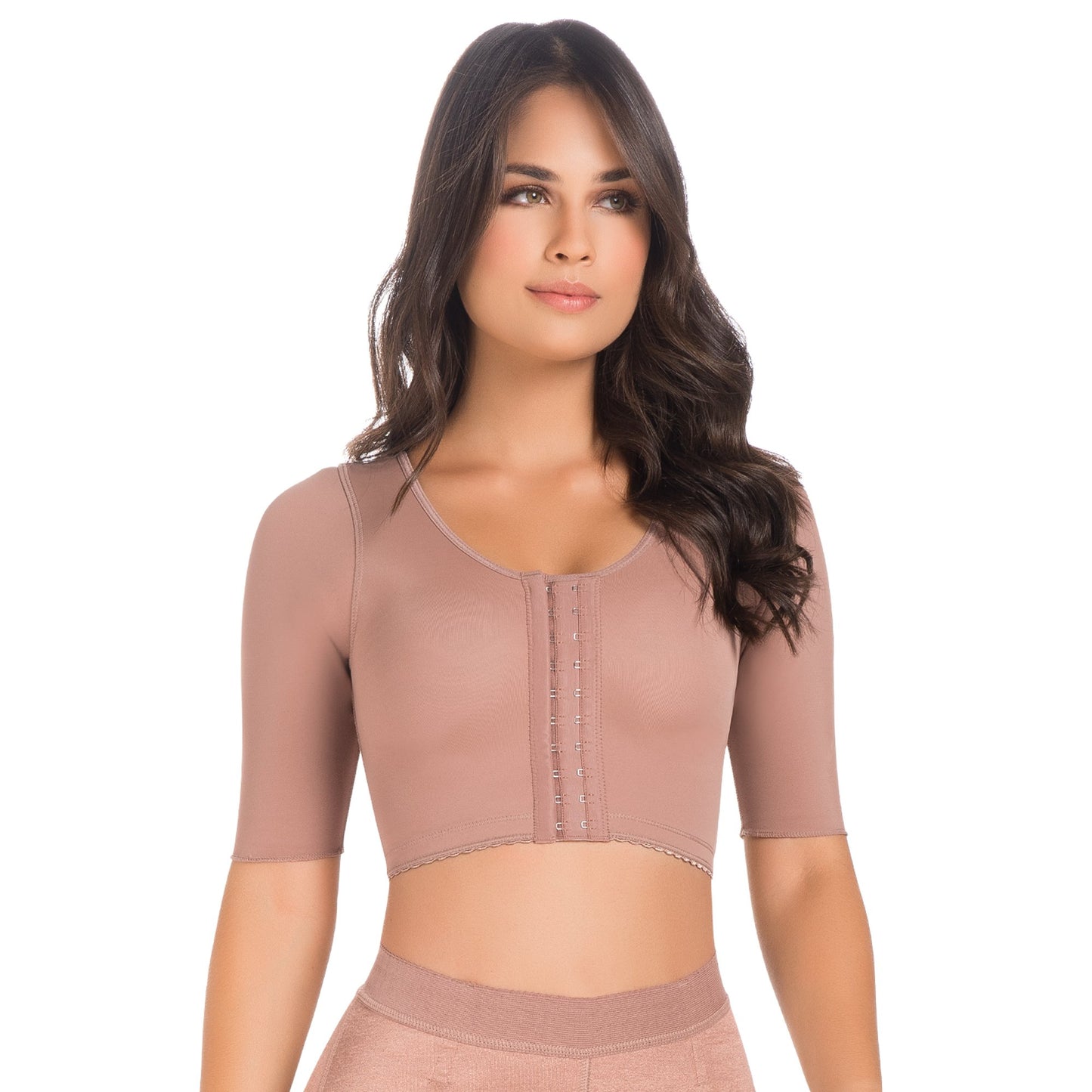 Compression Bra With Sleeves Shapewear