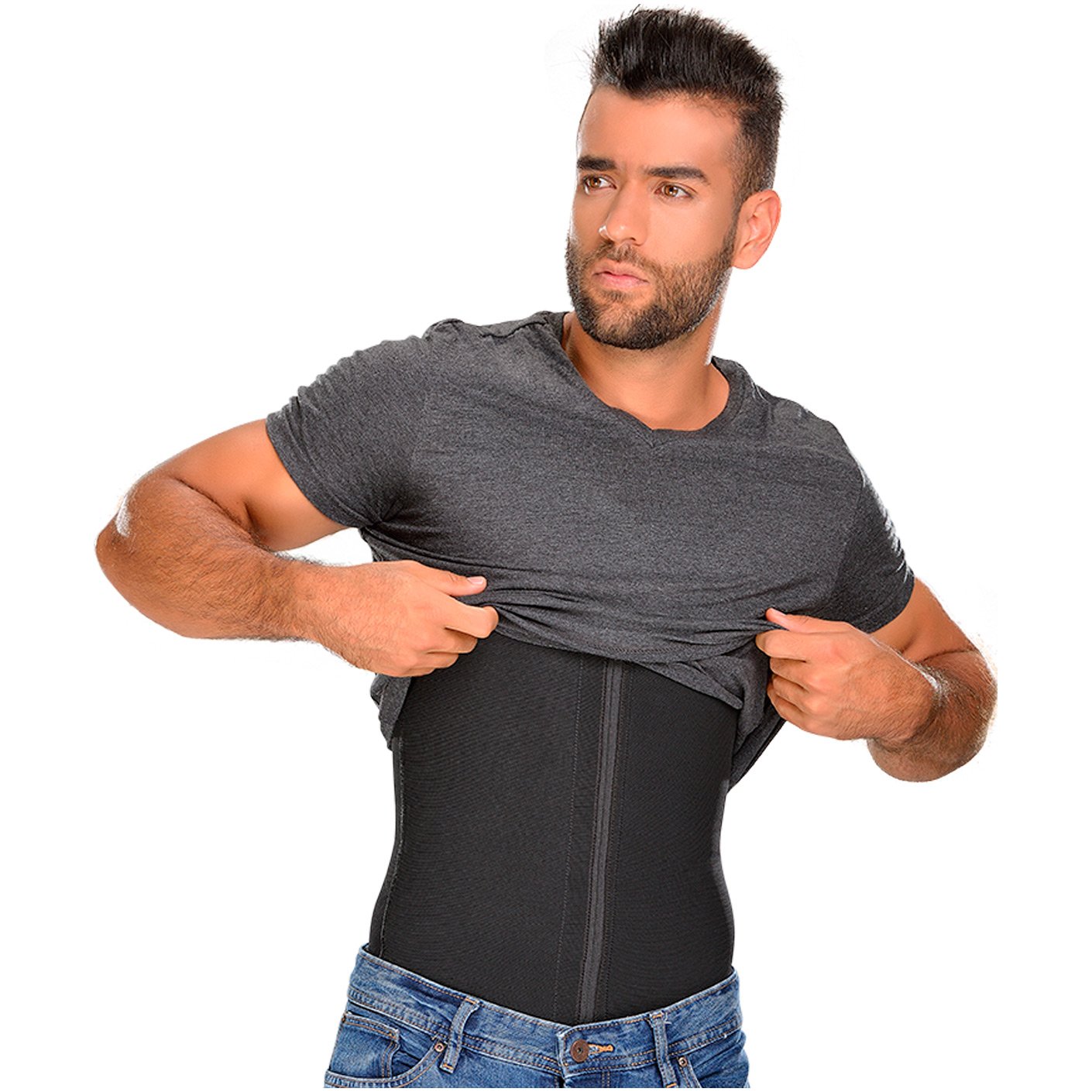 Fajas MYD 0760 Compression Shaper Shirts for Men / Powernet - Pal Negocio
