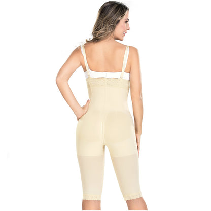 Strapless Knee Length Compression Bodysuits