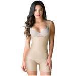 Load image into Gallery viewer, ROMANZA 2033 | Women Tummy Control Shapewear  | Open Bust &amp; Mid Thigh - Pal Negocio
