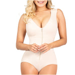 Load image into Gallery viewer, Daily Shapewear Zipper V-neck Bodysuit
