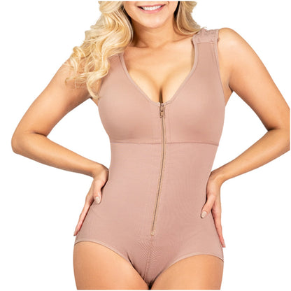 Daily Shapewear Zipper V-neck Bodysuit