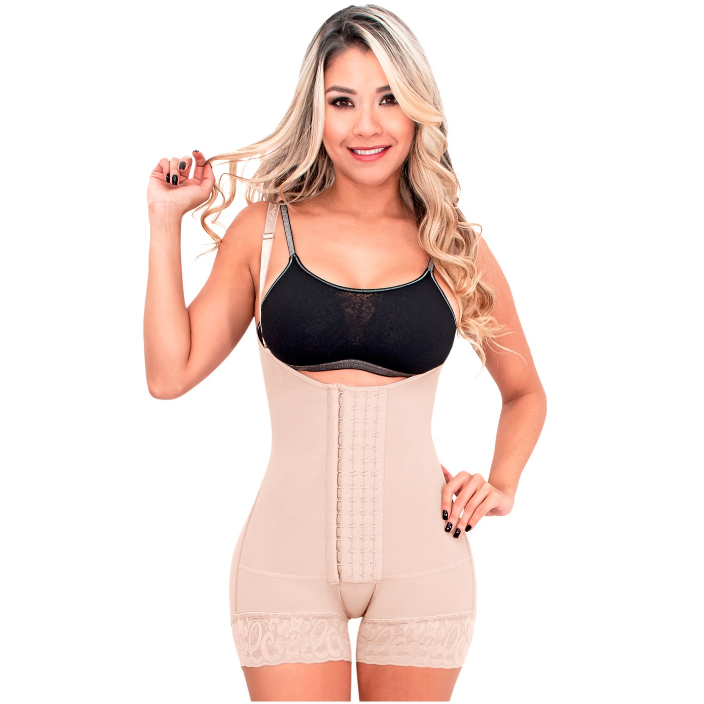 Fajas SONRYSE 066 |  Colombian Postpartum Bodysuit Shapewear | Butt Lifting Effect & Tummy Control - Pal Negocio